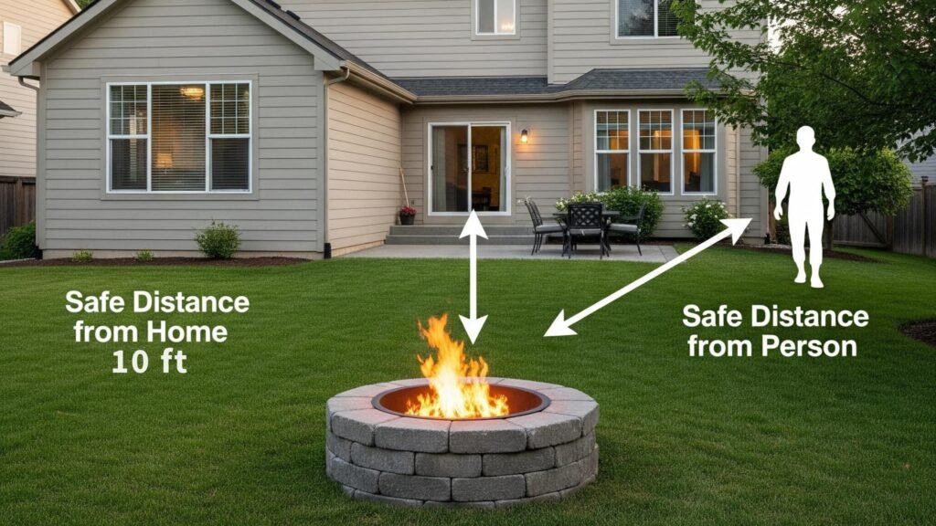 safe-distance-while-using-outdoor-fire-pit
